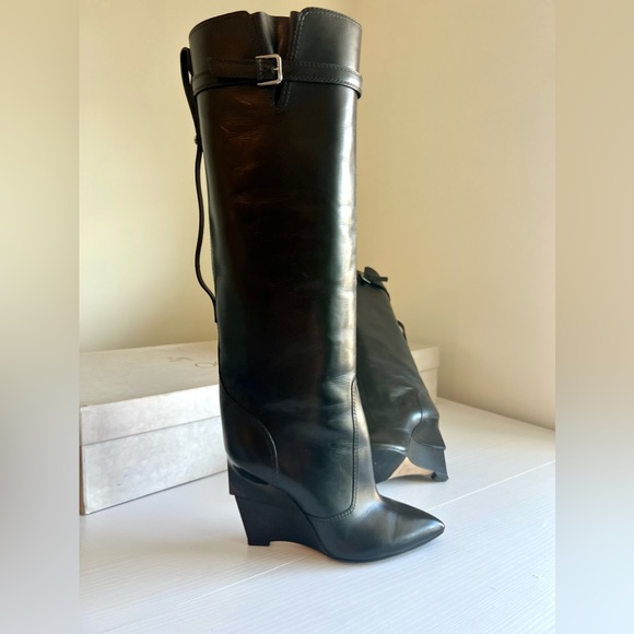 NEW Jimmy Choo Davis Knee High Boots - size 37 - Picture 7 of 11